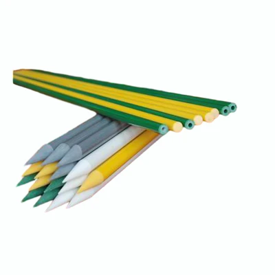Colorful Solid Fiberglass Reinforced Sharpen FRP Stake Rod