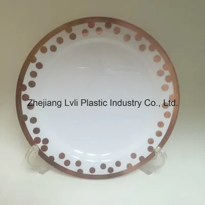 Plastic Plate, Disposable, Tableware, Tray, Dish, Colorful, PS, SGS, Hot Stamp Plate, PA-02