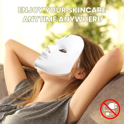 Silicone LED Light Therapy Mask for Skin Firming and Revitalization