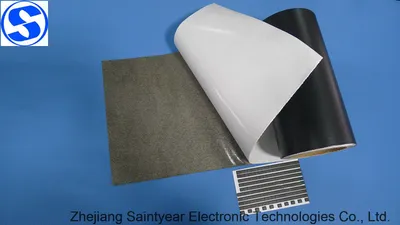 One-Side Black Plain Weave Conductive Fabric Tape