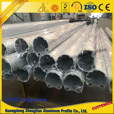 Aluminum Tube Profiles Use for Streetlight Industrial Aluminium Extrusion