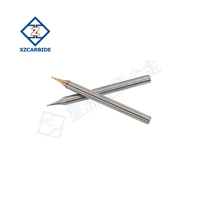 HRC60 Naco Coating Micro Endmill Carbide Tool Cutter End Mill