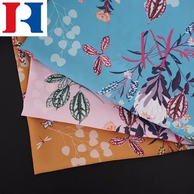 Anti-Static Printing Customized Pattern Polyester Spandex Fabric for Swimwear Underwear