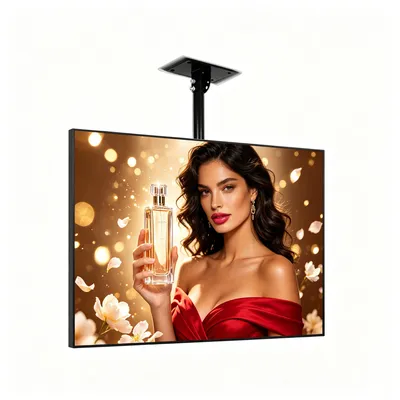 3000 Nits 55 Inch Anti-Glare Window Facing LCD Display Airport Duty Free Retail Digital Sign