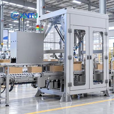 Automatic Delta Robot Case Packing Machine Stainless Steel for Cans
