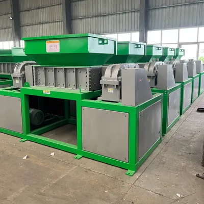 Industrial Double Shaft Shredder for HDPE PVC Plastic Scrap Shredding