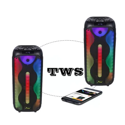 Fashion Model Double 8 Inch Wireless Party Speaker Professional with Comfortable Touch