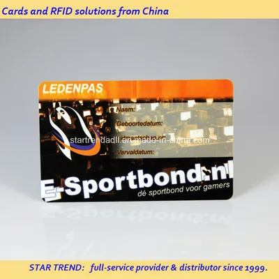 Four Colors Plastic Magnetic Stripe Card as Discount Card