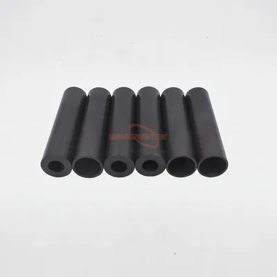 Precision Machined 99.5% Pure Boron Carbide Ceramic Wear-Resistant Tubes