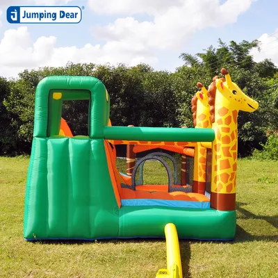 Ellow Little Deer Inflatable Trampoline Castle