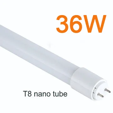 36W T5 T8 Glass Nano Aluminum LED Tube