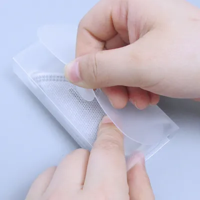 PP Face Masked Storage Plastic Cover Holder Protection Wholesale Face Masked Storage Folder Case Clip