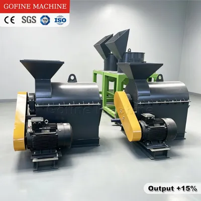 High Moisture Compost Shredder Semi-Wet Material Crusher for Organic Fertilizer