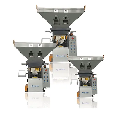 Ce Automatic Plastic Pellets Batch Mixing Gravimetric Doser Blender Mixer for Granulators
