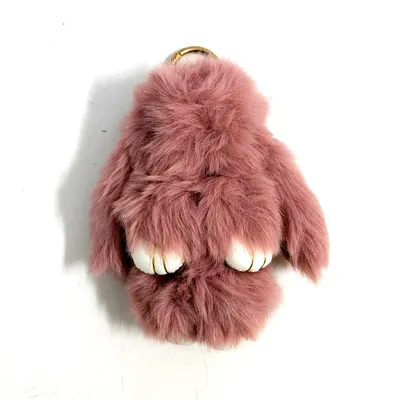 Cartoon Cute Mink Stuffed Rabbit Key Chain Pendant in Stock