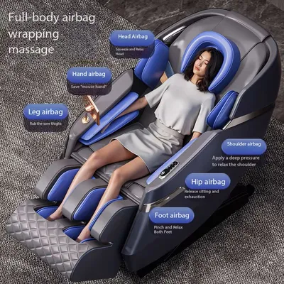 Smart Touch Screen Controlled Full Body Shiatsu Massage Chair