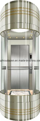 Indoor Circular Glass Sightseeing Panoramic Elevator Lifts with Cheap Price