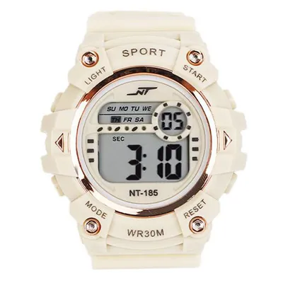R1255 Simple Small Square Luminous Alarm Clock Waterproof Sports Watch