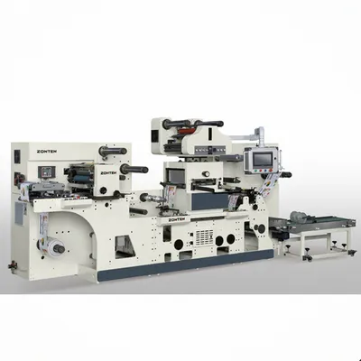 Smart-320 China Paper Label Hot Foil Stamp Flat Bed Die Cutting Converting Machine