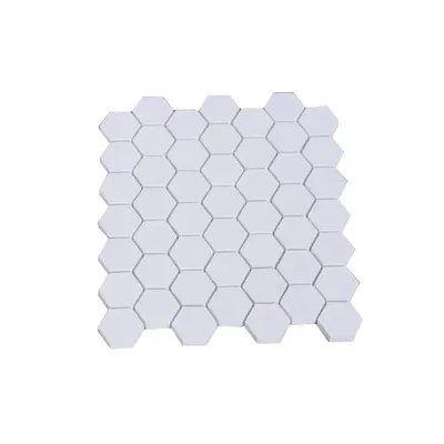 Factory Supply Mosaic Square Hexagonal Al2O3 Alumina Ceramic Plate