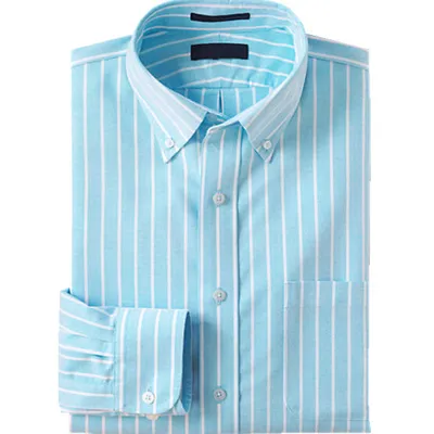 Men's Tailored Fit Pattern Oxford Buttondown Shirt (WXM242)