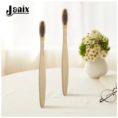 Top Grade Adult Bamboo Toothbrush Natural Eco Friendly Biodegradable Soft Bristle Wholesale Bulk