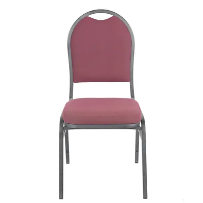 Modern Restaurant Banquet Chair with Metal Frame and Fabric Upholstered in Different Color
