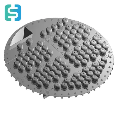 Metal Tower Tray Float/Fixed Valve Tray Bubble Cup Tray Sieve Tray