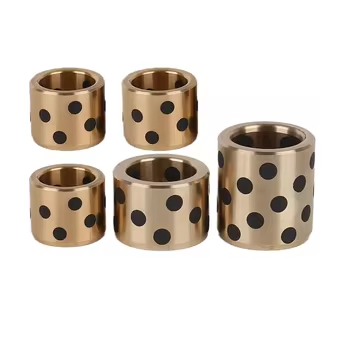 Self-Lubricating Yellow Copper Shaft Linear Bush Bearing Graphite Bushings