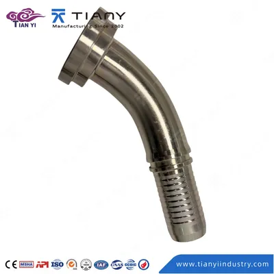 SAE J518 87311 Flange Fitting 3000psi 6000psi Hydraulic Hose End Connection Coupling
