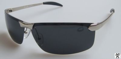Metal Single Polarized Man Style Sunglasses