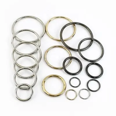 50mm DIY Handmade Keychain Luggage Tag Zinc Alloy O Ring Buckle Hardware Accessories Bag Hat Decorative Connection