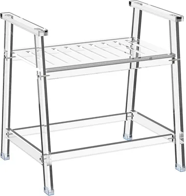 Acrylic Transparent Heavy-Duty Shower Bench