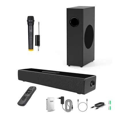 2022 80W Sound Bar for Home Theater with Karaoke