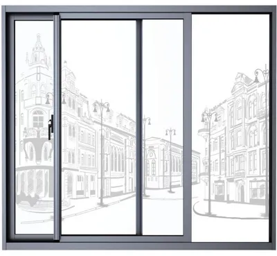 Aluminum Alloy Airproof Lpsk Standard Packaging or Customized Wind Resistant Window Fashion