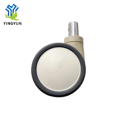 Double Face TPR Plastic Swivel Medical Caster Wheel for Hospital Bed