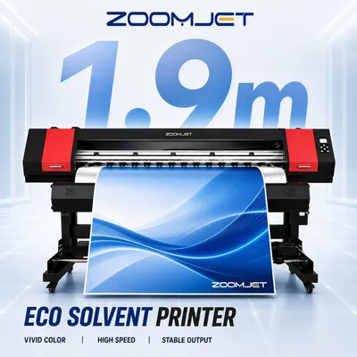 Hot Sale 2.5m Large Format Eco Solvent Printer for Flex Banner Outdoor Ads