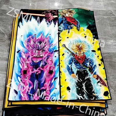 Custom Irregular Gohan Trunks Dragon Ball Z Cartoon Anime Rug Handmade Carpet Area Rug