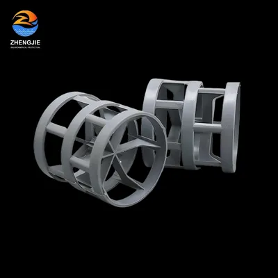 CPVC Mass Transfer Media Plastic Pall Ring for Scrubber Tower