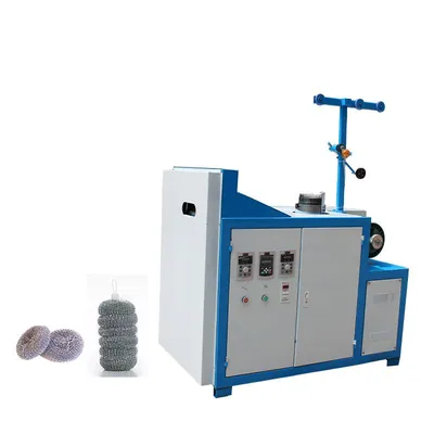 New Style Kitchen Dish Washing Mesh Scourer Knitting Machine with High Speed