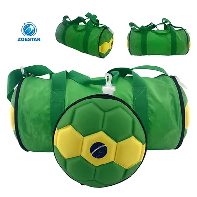 Expendable Compact Sports Holdall Foldable Soccer Ball Duffle Bag with Large Capacity