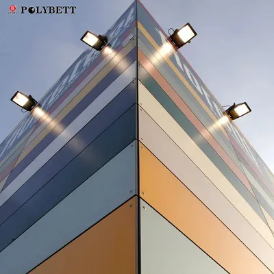 Decorative Waterproof Fireproof UV Film Coated HPL Exterior Laminate for Decoration