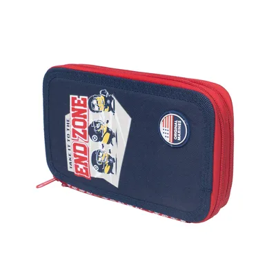 Customized Logo 600d Polyester Pencil Case Pencil Box with Pen