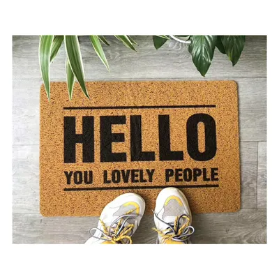 High Quality Eco-Friendly PVC Coil Anti-Slip Foam Backing UV Printed Door Mat