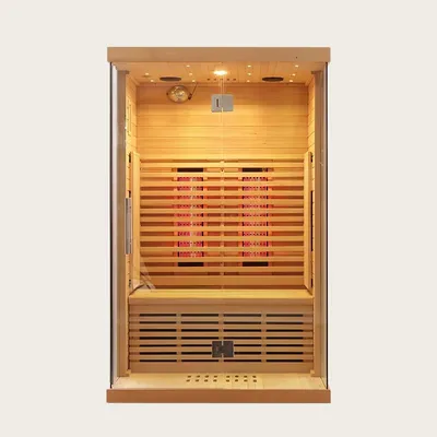 Factory 2-3 Person Used Sauna for Sale Wooden Far Infrared Sauna