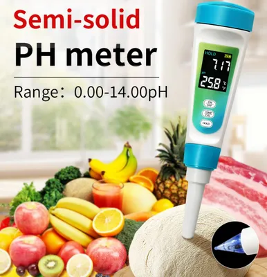 Affordable Portable pH Meter for Accurate Food Quality Testing