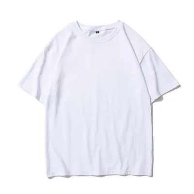 Men's Casual Loose Custom Logo Plain T Shirts