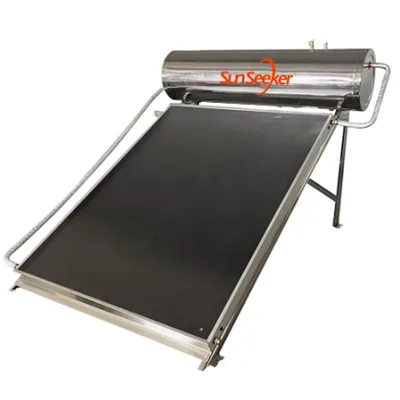 100L/150L/200L/300L Solar Hot Water Heating System Flat Panel Collector Pressurized Solar Water Heater