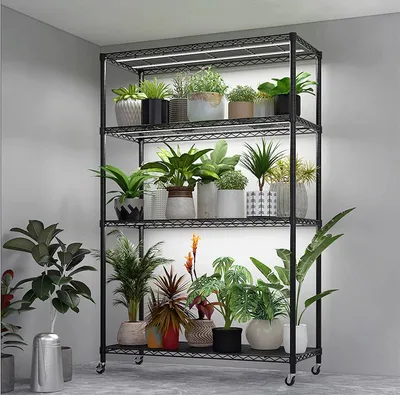 Plant Display Stand Indoor Multiple Layer Flower Pot Three-Dimensional Home Iron Art Flower Shelf