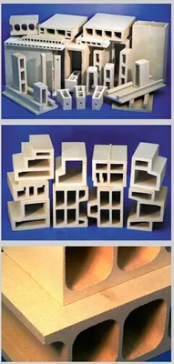 Refractory Plate and Cotton and Brick